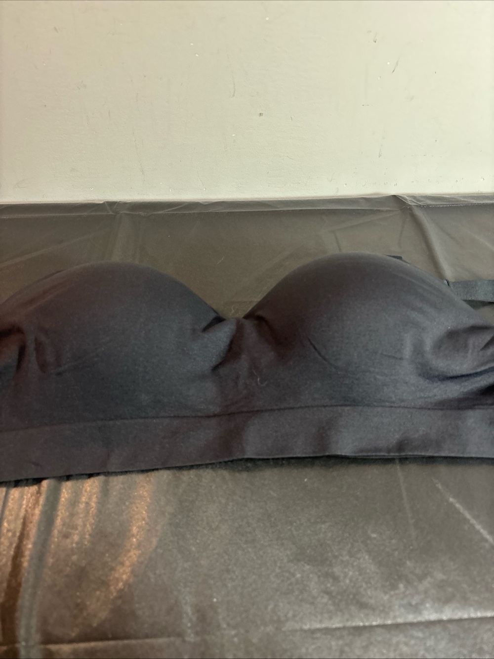 True kind Comfort Black Bandeau Bra Women 1458
